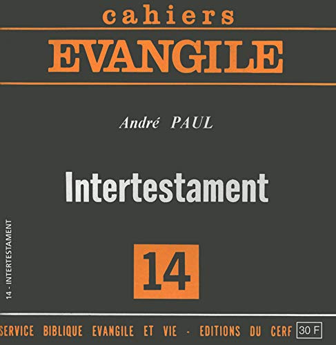Cahiers Evangile Numéro 14 – Intertestament